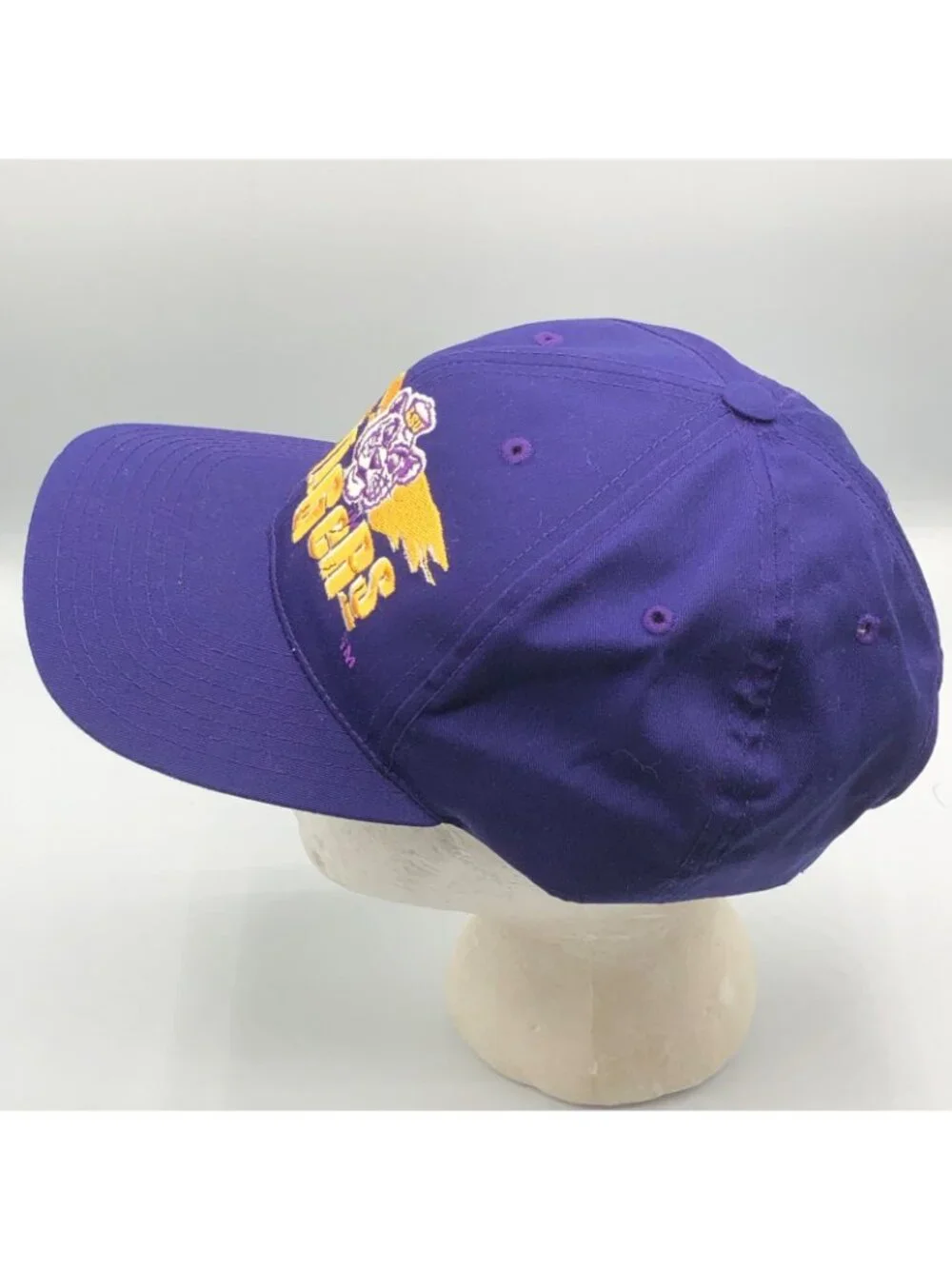 LSU Tigers Louisiana State University Annco Purple Emboirdered Snapback Hat NCAA
